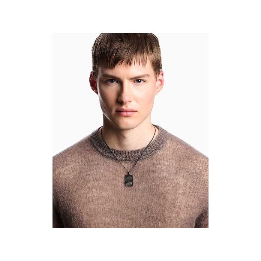 Армани Биколор стальной кулон Dog tag EGS3239060 – 3
