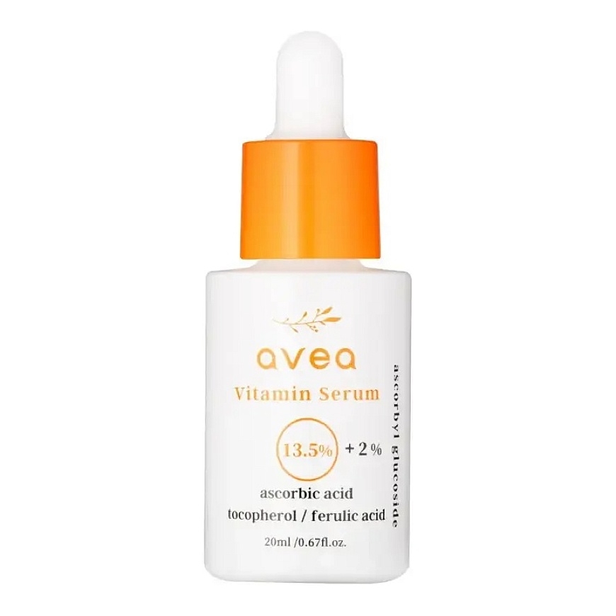 Avea, vitamiini seerumi, kirkastava ja heleyttävän, päivittäinen ja yö, kasvoille tarkoitettu seerumi, 20 ml, naisille