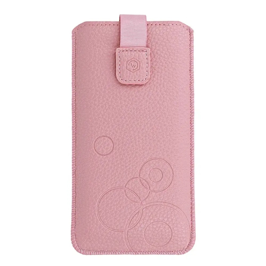 WONDER Deko Pouch Case (Dydis XL) iPhone 15/15 Pro/iPhone 16/16 Pro/Samsung S24/S24 Plus/S25/S25 Plus/A53/A55 5G rožinė – 2