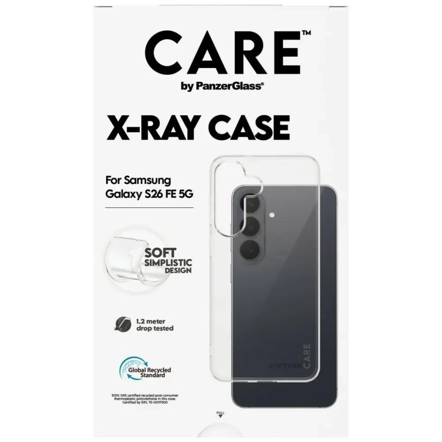 Case CARE by PanzerGlass X-Ray Samsung Galaxy S26 FE 5G skaidrus – 5