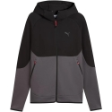 Miesten Puma Tech Slim Elevated huppari musta-harmaa 693951 34 (M) Miesten Puma Tech Slim Elevated huppari musta-harmaa 693951 34 (M)