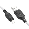 Hoco X90 datu pārraides un uzlādes vads | USB-A uz Lightning | 12W | 1m | balts Hoco X90 datu pārraides un uzlādes vads | USB-A uz Lightning | 12W | 1m | balts