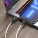 Hoco X90 duomenų perdavimo ir įkrovimo laidas | USB-A į Lightning | 12W | 1m | baltas Hoco X90 duomenų perdavimo ir įkrovimo laidas | USB-A į Lightning | 12W | 1m | baltas
