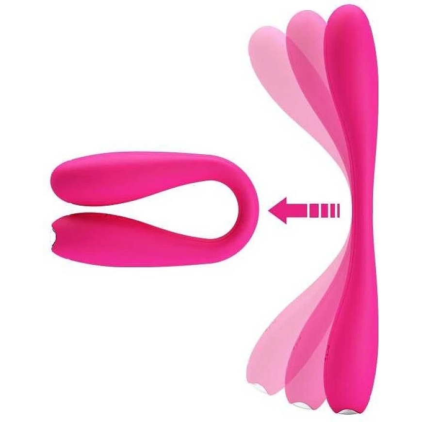 Pretty Love paindlik vibraator kahekordne g-punkti klitori 17cm – 2