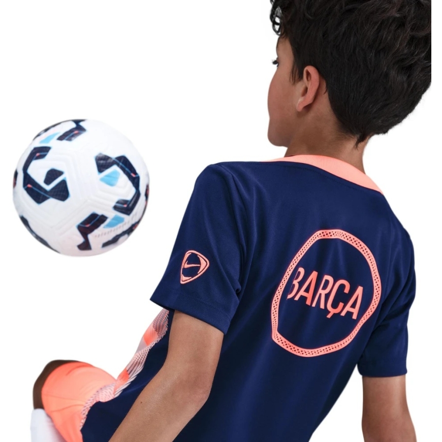 Nike FC Barcelona Academy Pro Kids T-shirt navy-orange HM4185 411 (S) – 5