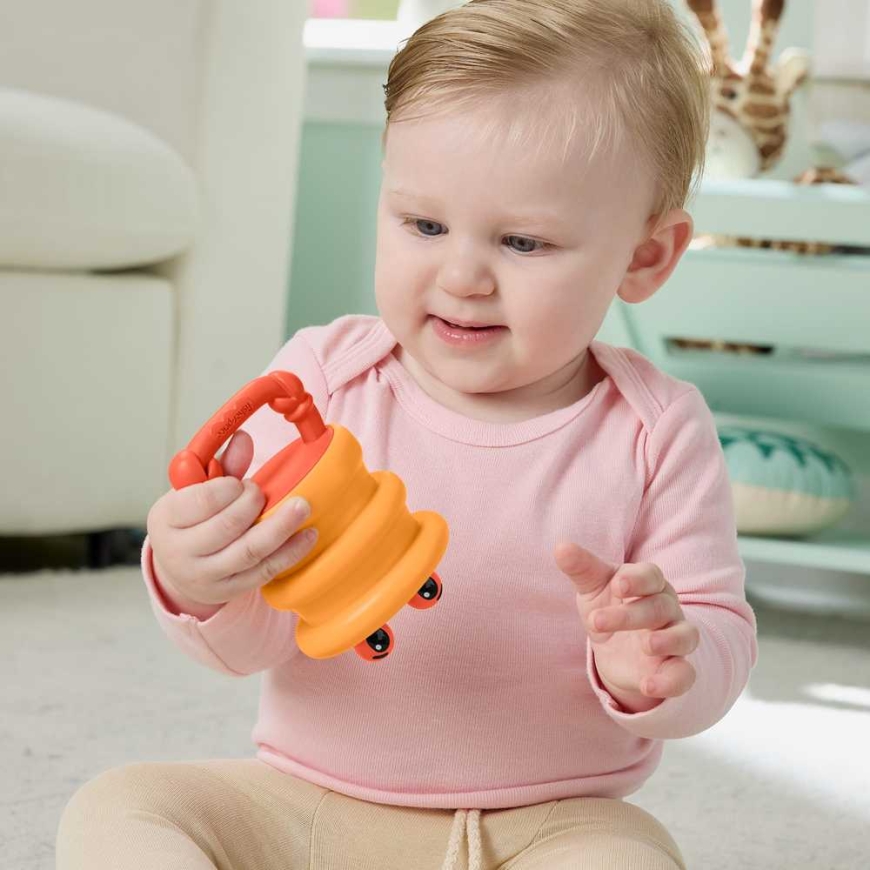 Mattel Sensora īspēle mazulim Krabis ar silikona atsperēm – 4