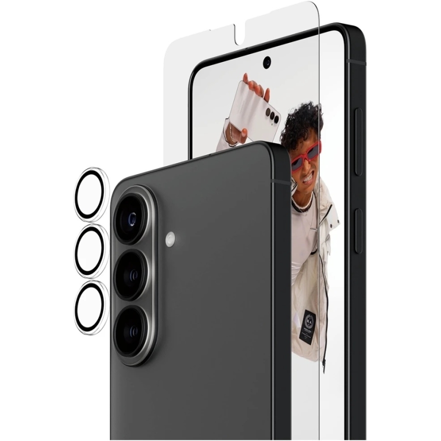 Panzer Glass Rinkinys ochronny PanzerGlass Hoops 2w1 Ultra-Wide Fit Szkło+Lens do Samsung Galaxy S26+ ruda – 3