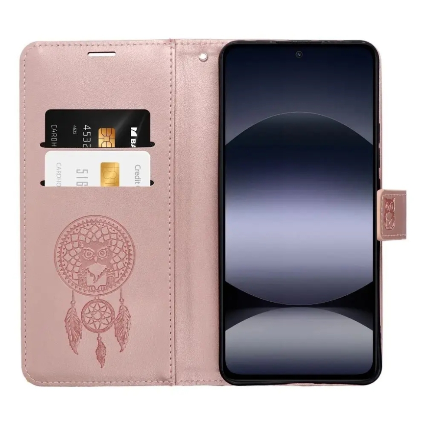 MEZZO raamatukott XIAOMI Redmi Note 14 5G unenäopüüdjaga roosa kuld – 4