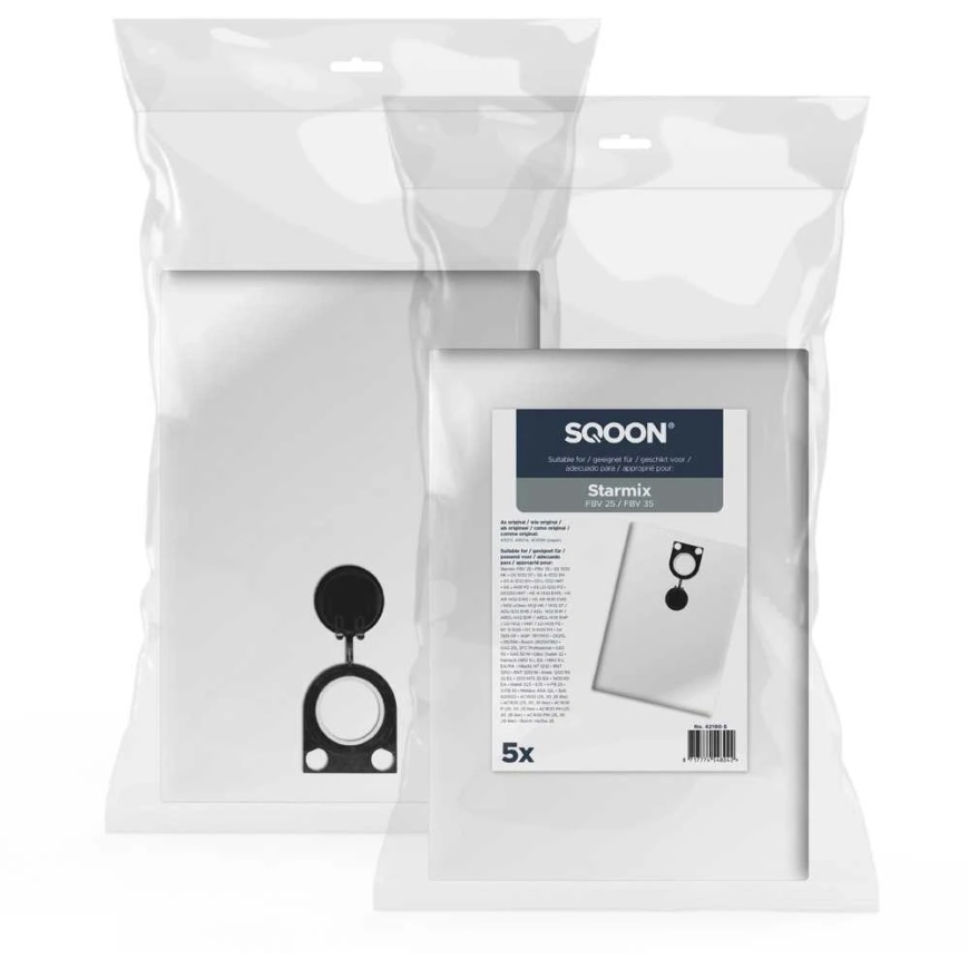 Auduma putekļu maiss SQOON 42190-5 Starmix FBV 25/35 5 gab.