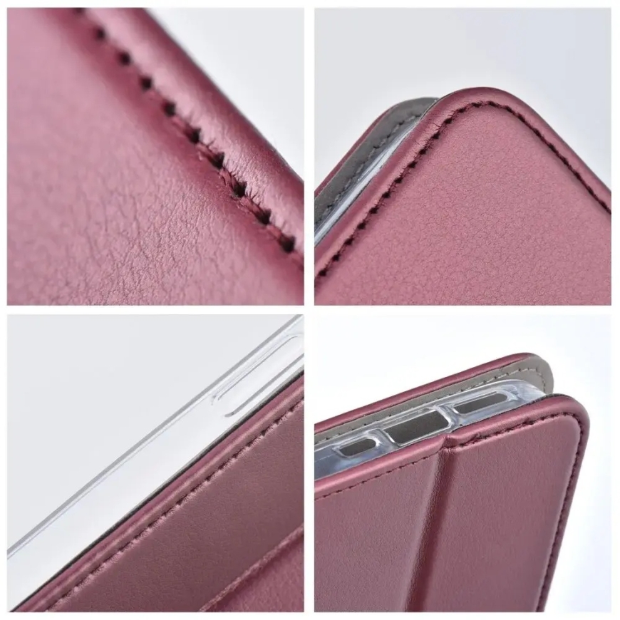 SMART MAGNETO kirjatyyppinen puhelinkotelo iPhone 16 Plus:lle ruskea – 3