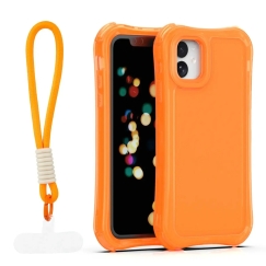 Safepop maciņš ar siksniņu telefonam iPhone 11 oranžs