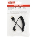 HDMI Kaabel - Mitoya HDMI 2.1 Nurk Micro HDMI Spiraal 50 cm HDMI Kaabel - Mitoya HDMI 2.1 Nurk Micro HDMI Spiraal 50 cm