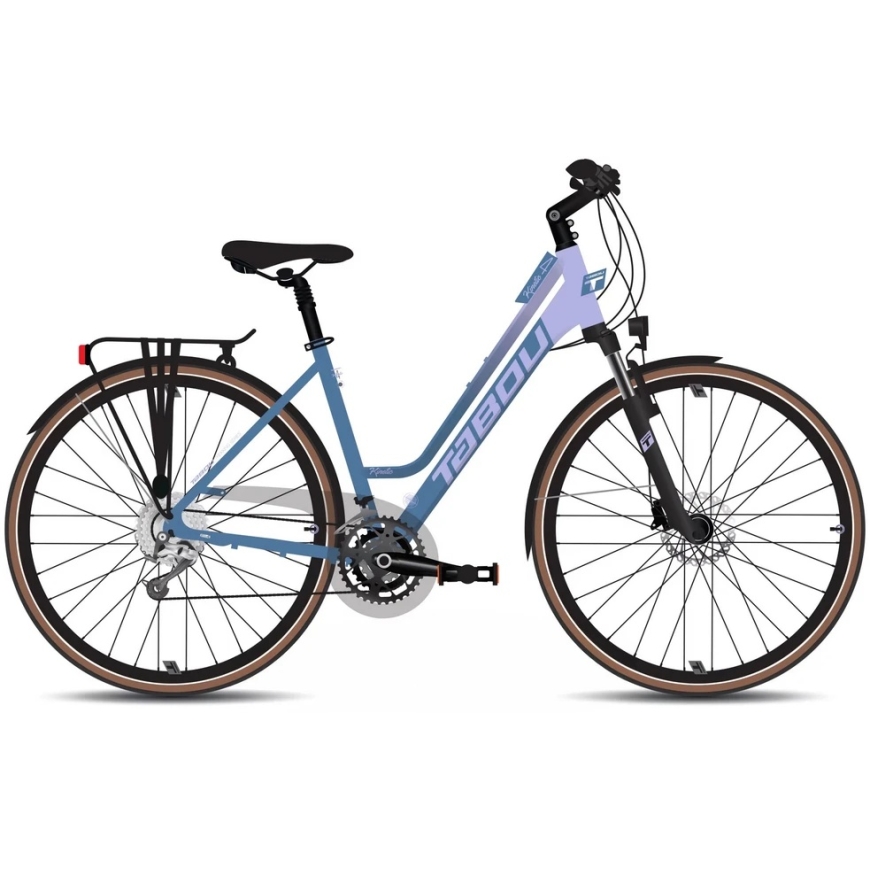 Tabou Kinetic 4 JR W pyörä tummansininen-laventeli-XS / 15" (Koko: XS / 15")