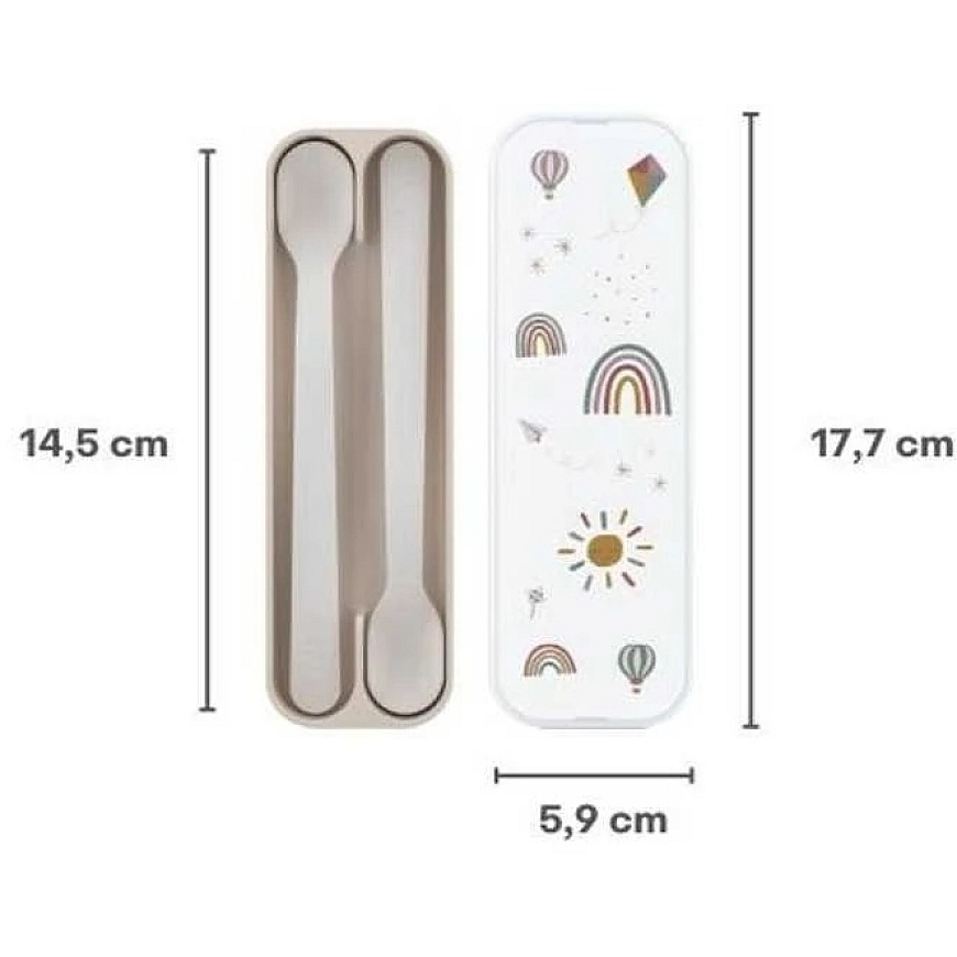 Rosti Mepal Bērnu Karotītes 'Ziedi un Taureņi' 2 gb – 5