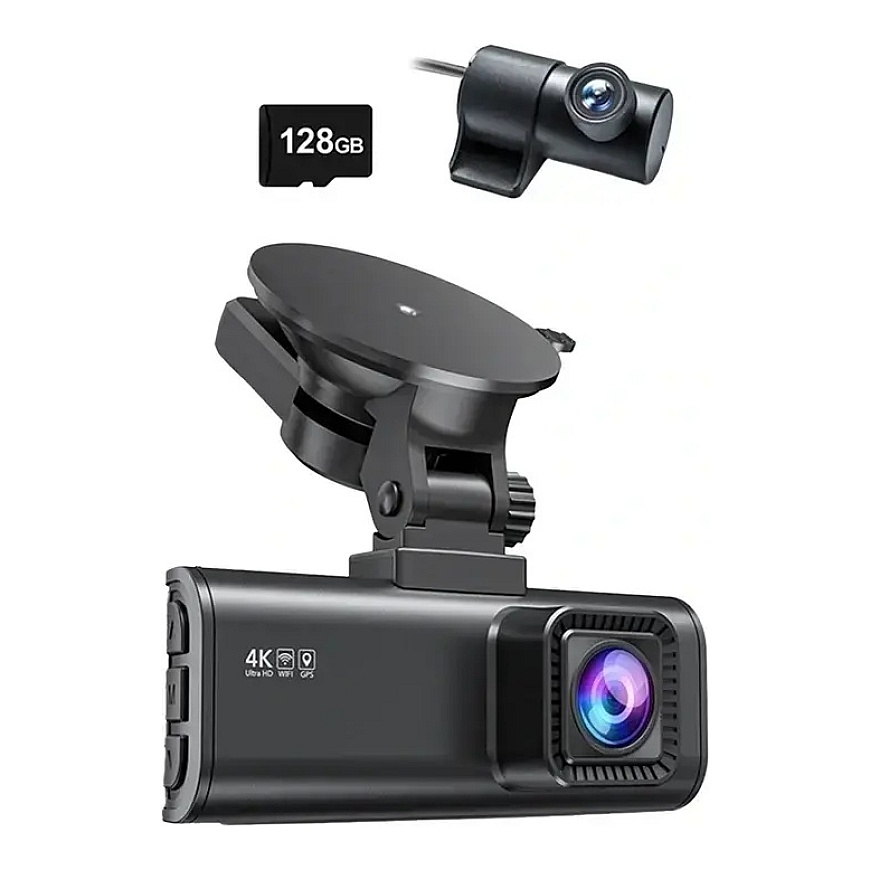 REDTIGER F7NP WiFi 4K + 1080p 128GB Dash Cam – 2