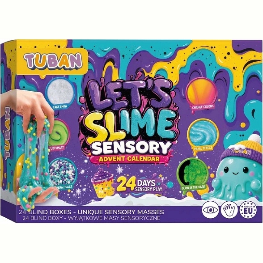 Tuban Sensoriskais adventes kalendārs - Let's Slime