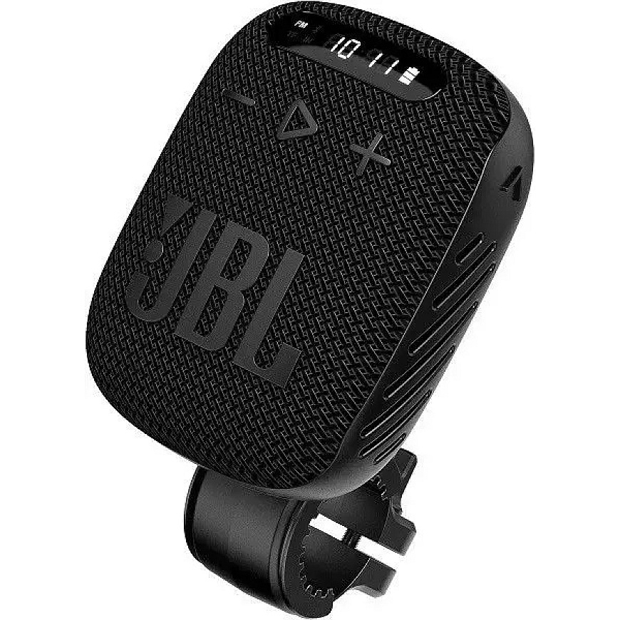 Bezvadu skaļrunis JBL Wind 3 ar stūres turētāju melns