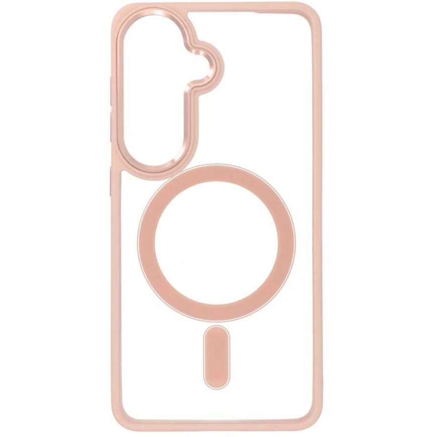 OEM paliktnis Samsung S26 Color Edge Mag Cover, kas saderīgs ar MagSafe rozā – 5