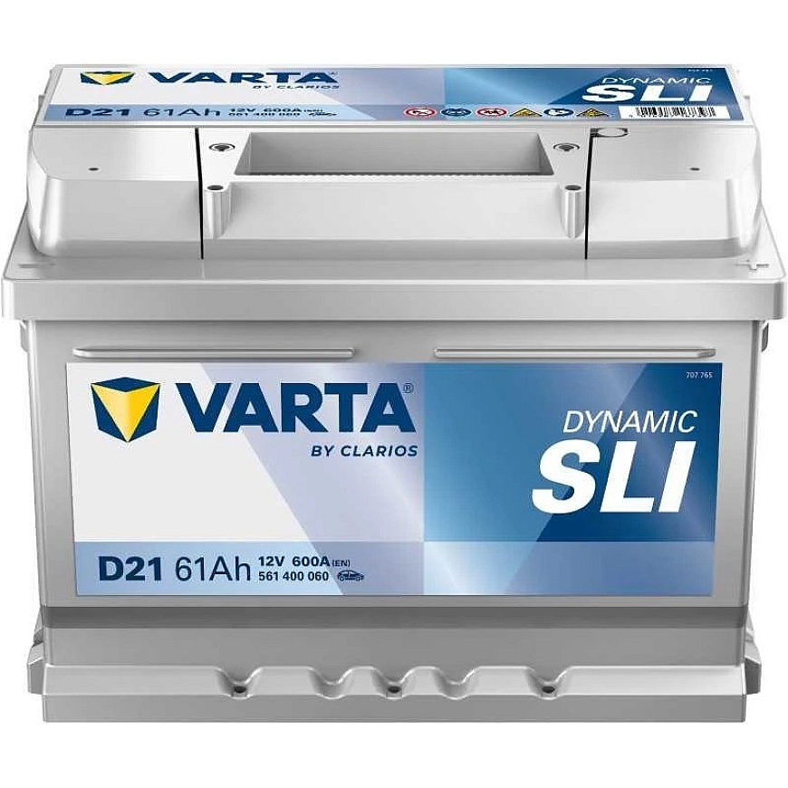 Varta Akumulators 61 Ah 600 A EN 12V – 4