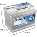 Varta Akkumulator 61 Ah 600 A EN 12V Varta Akkumulator 61 Ah 600 A EN 12V