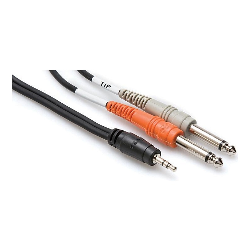 Hosa Cable – TRS 3.5 to 2 x TS 6.35 0.91 m
