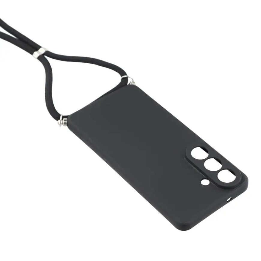 Fiber Lining telefono dėklas su dirželiu per petį Samsung Galaxy S26 (S942) juodas – 4