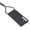 Fiber Lining telefono dėklas su dirželiu per petį Samsung Galaxy S26 (S942) juodas Fiber Lining telefono dėklas su dirželiu per petį Samsung Galaxy S26 (S942) juodas
