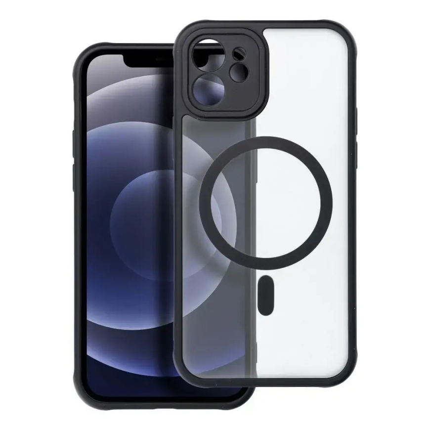 FULL MATTE MAG COVER phone case with MagSafe support for iPhone 12 black