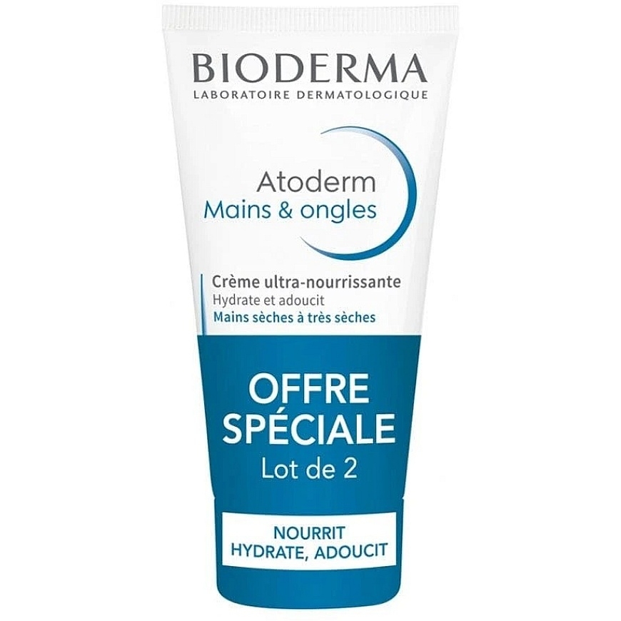 Набор кремов для рук Bioderma Atoderm увлажняющий, 2 шт., 50 мл – 2