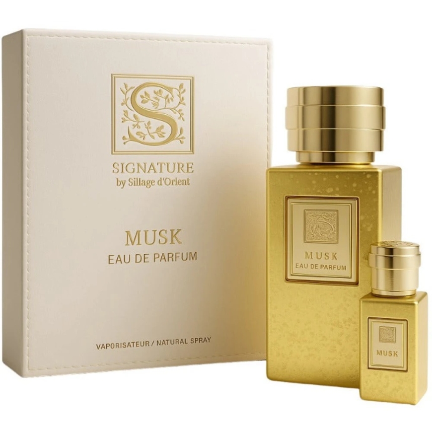 Signature Sillage D'Orient Musk unisex-setti (EDP, 100 ml + EDP, 15 ml)