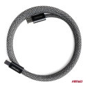AMiO AMIO-04841 data transfer and charging cable | USB-C to USB-C | 60W | 2m AMiO AMIO-04841 data transfer and charging cable | USB-C to USB-C | 60W | 2m
