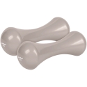 Чугунные виниловые гантели 2x4кг, REBEL ACTIVE