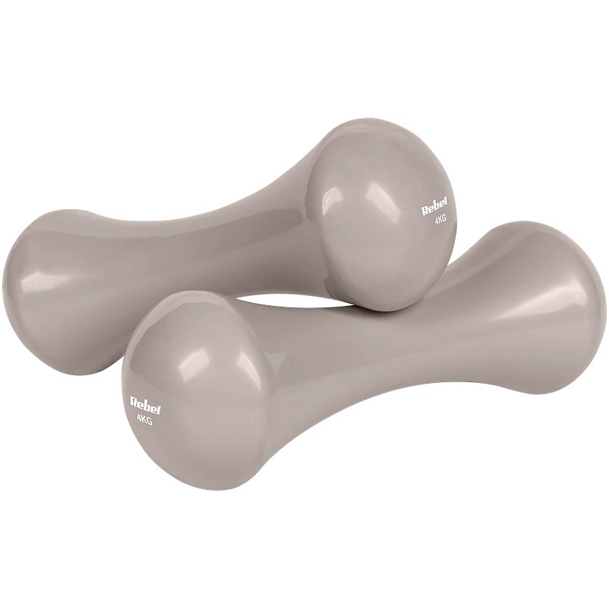 Valurautaiset vinyylihanttelit 2x4kg, REBEL ACTIVE – 2