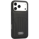 Audi synteettisestä nahasta valmistettu MagSafe-kotelo iPhone 18 Pro Max / 17 Pro Max - musta Audi synteettisestä nahasta valmistettu MagSafe-kotelo iPhone 18 Pro Max / 17 Pro Max - musta