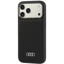 Audi synteettisestä nahasta valmistettu MagSafe-kotelo iPhone 18 Pro Max / 17 Pro Max - musta Audi synteettisestä nahasta valmistettu MagSafe-kotelo iPhone 18 Pro Max / 17 Pro Max - musta
