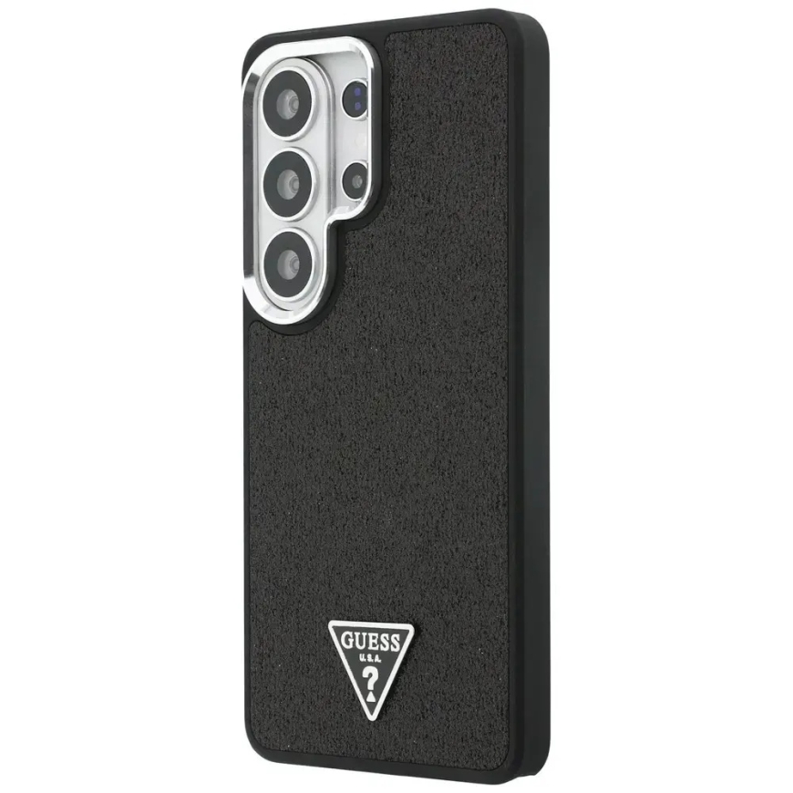 Guess Fixed Glitter Triangle phone case with MagSafe support for Samsung Galaxy S26 Ultra (S948) black – 2