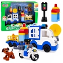 Lean Toys Police Set (blue and white) Lean Toys Police Set (blue and white)