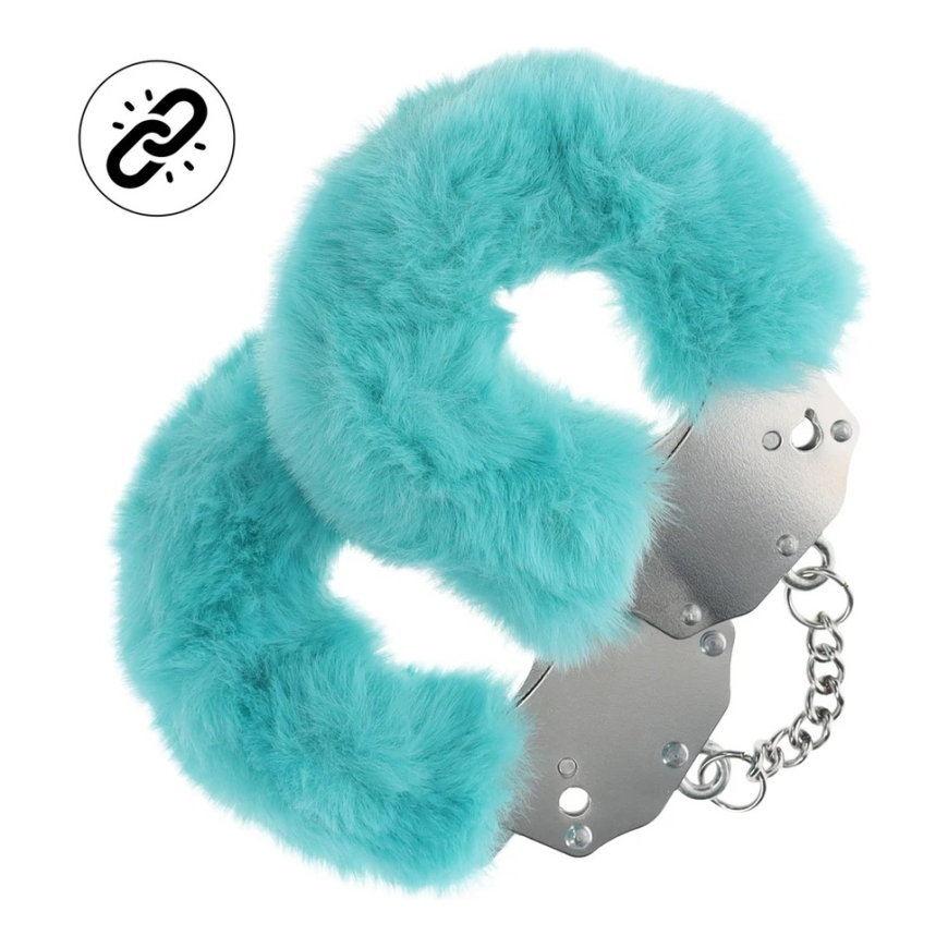 Ouch By Shots Heavy-duty Fluffy Handcuffs – Mėlyna
