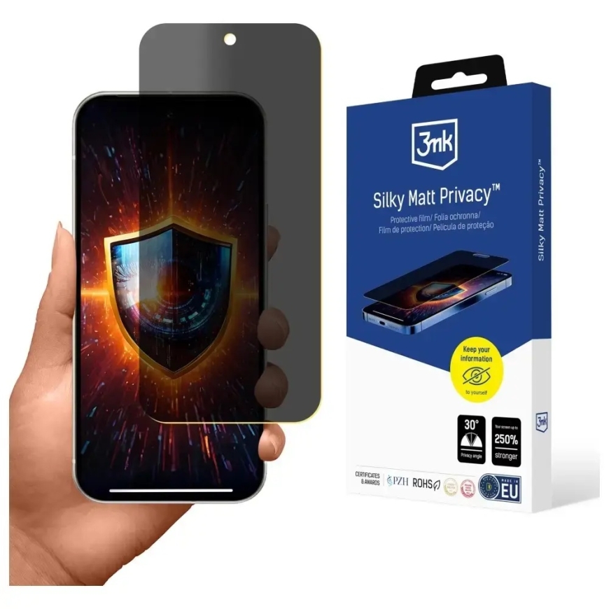 Защитная пленка 3MK Silky Matt Privacy для Google Pixel 10/ 10 Pro