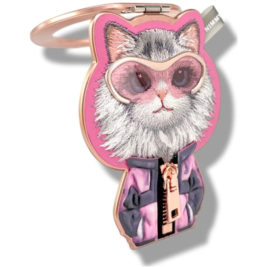Nimmy Cool&Cute 2.0 Kissa Magneettinen Puhelinteline - Vaaleanpunainen – 3