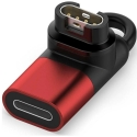 Lightning MajesticLine adapteris Garmin pulksteņu uzlādei, sarkans Lightning MajesticLine adapteris Garmin pulksteņu uzlādei, sarkans