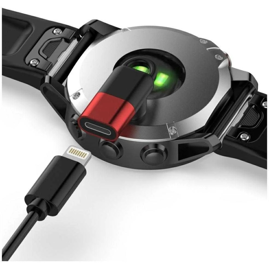 Adapteris „Lightning MajesticLine“, skirtas „Garmin“ laikrodžių įkrovimui, raudonas – 5