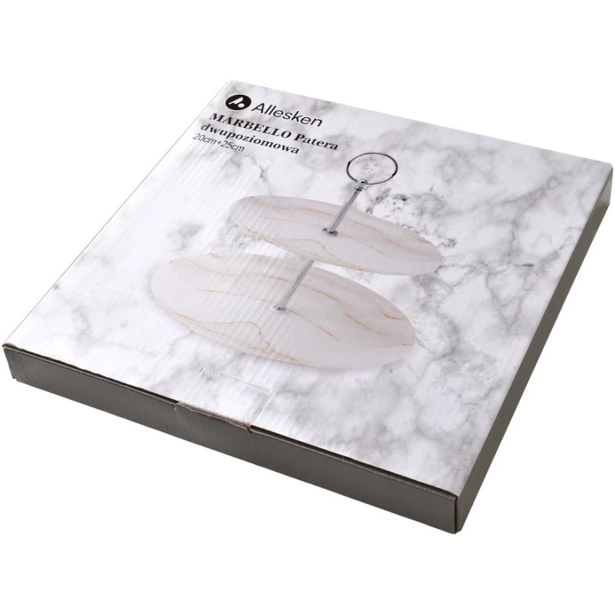 Allesken MARBELLO divu stāvu tortu statīvs 20cm/25cm – 3