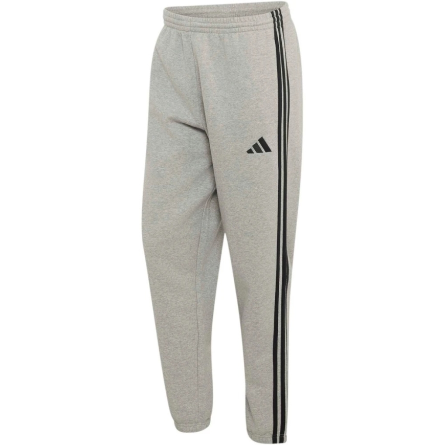adidas Essentials 3-Stripes Fleece Tapered Cuffed Pants for Men Grey KY4127 (2XL) – 2
