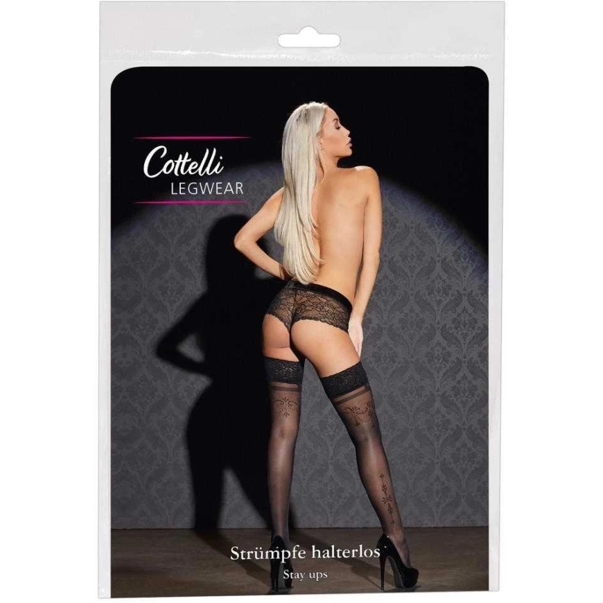 Cottelli Legwear Pitkis Sukat Musta 2 – 5