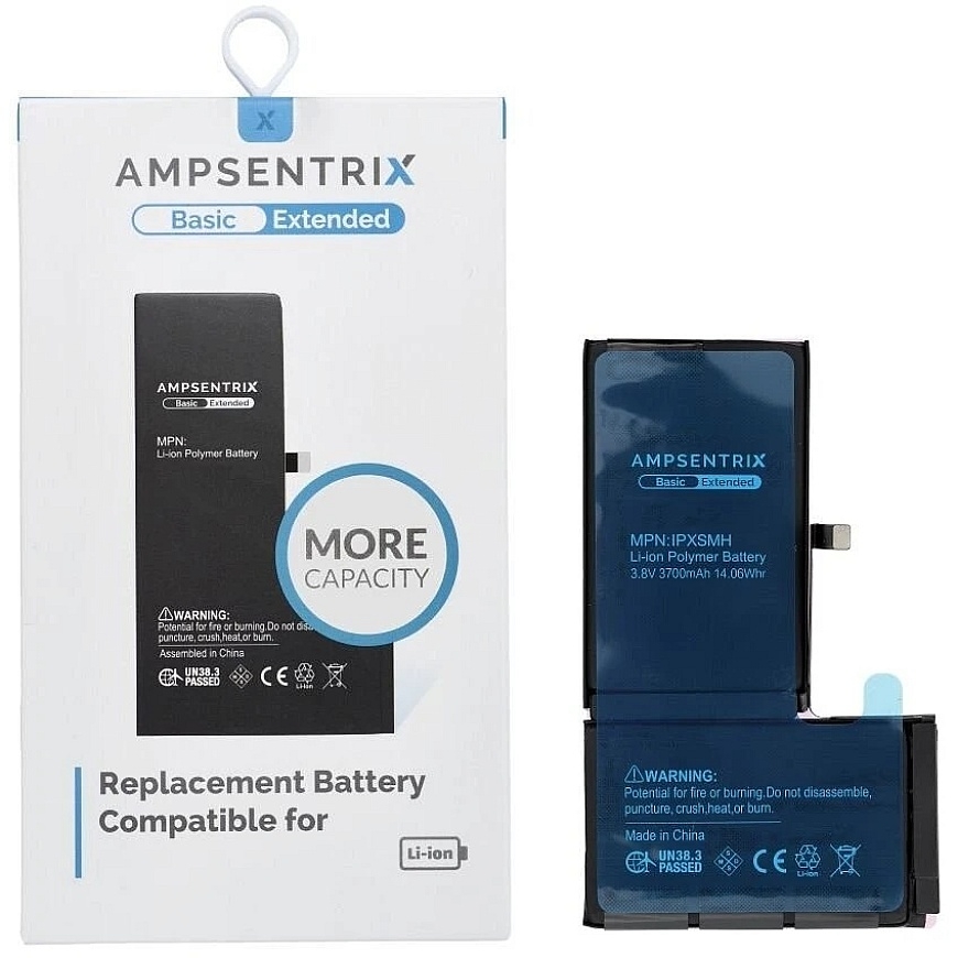 Другая батарея "Oem AmpSentrix Basic" для "iPhone XS Max" (высокой ёмкости 3700 мАч) – 2