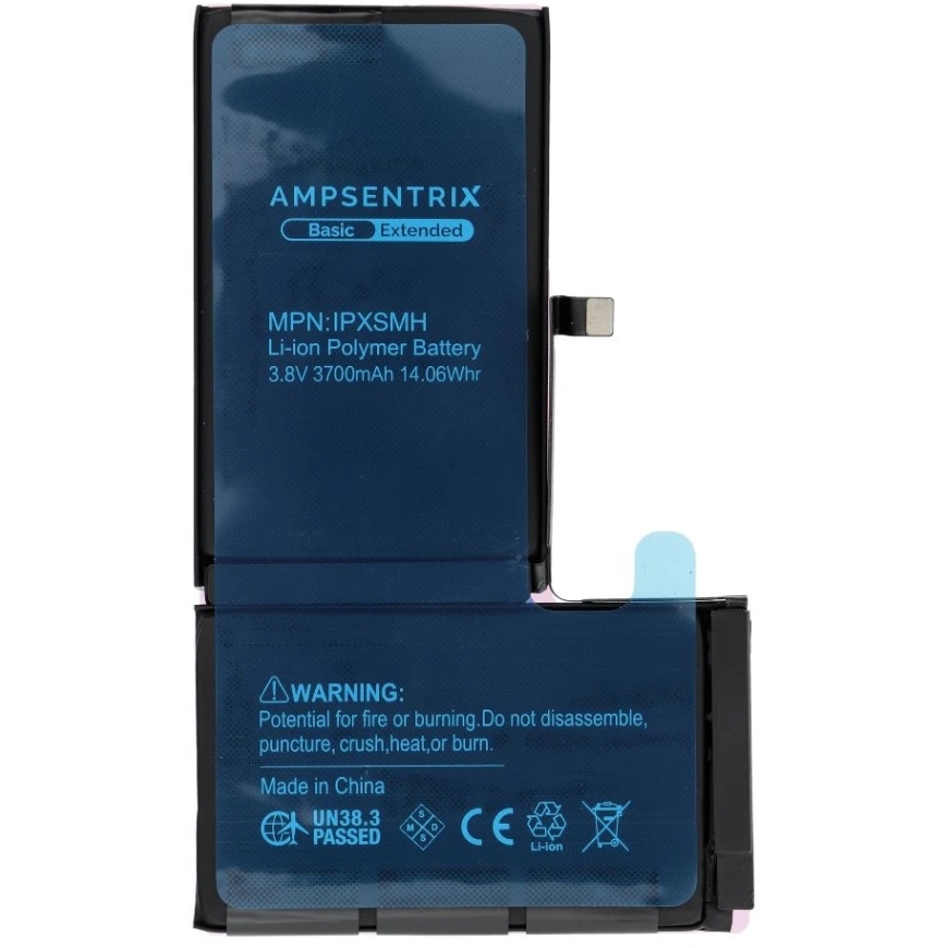 Muu "Oem AmpSentrix Basic" aku, mis on mõeldud "iPhone XS Max" jaoks (suure mahutavusega 3700 mAh) – 3