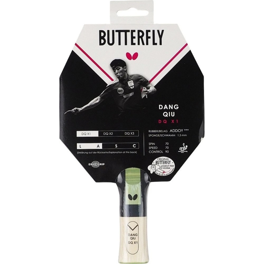 Butterfly Dang Qiu DQX1 table tennis racket – 2