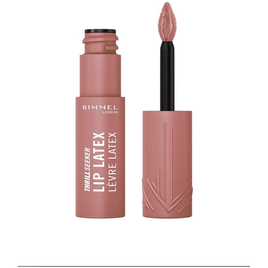 „Rimmel London Thrill Seeker Lip Latex“ lūpų blizgis 550-Cappuccino, 6 ml