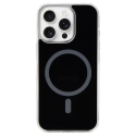 Glossy maciņš ar MagSafe atbalstu telefonam iPhone 16 Pro melns Glossy maciņš ar MagSafe atbalstu telefonam iPhone 16 Pro melns